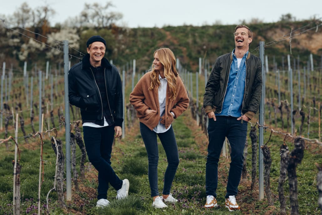 Joko Winterscheid & Mathias Schweighöfer – III Freunde Wein Promis Food Startup