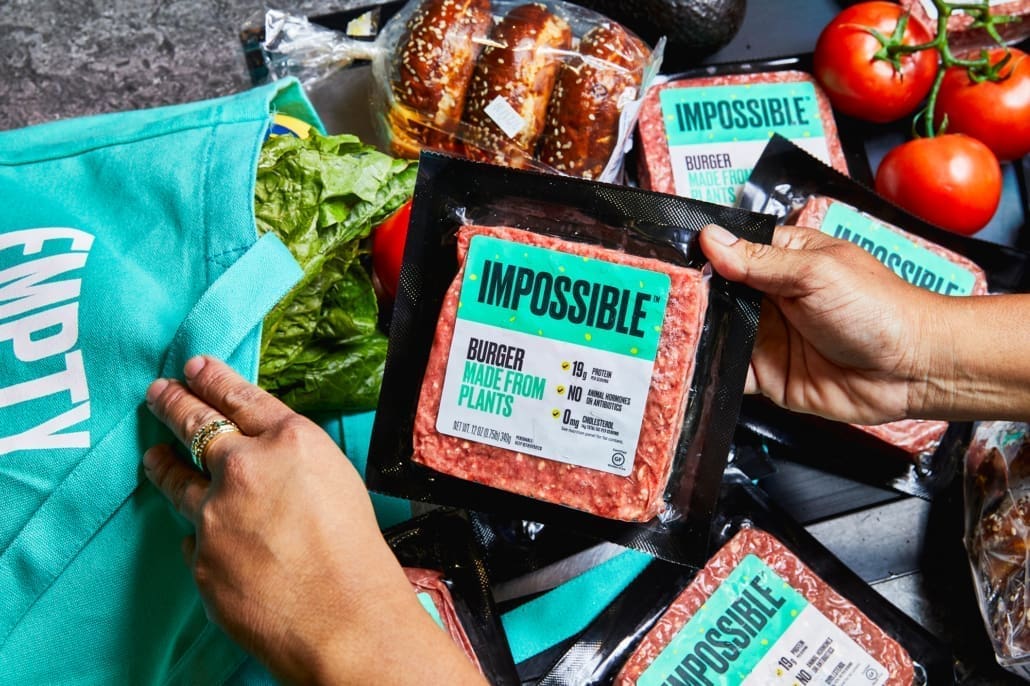 Die veganen Patties von Impossible Burger sind variable einsetzbar (Foto: Impossible Foods)