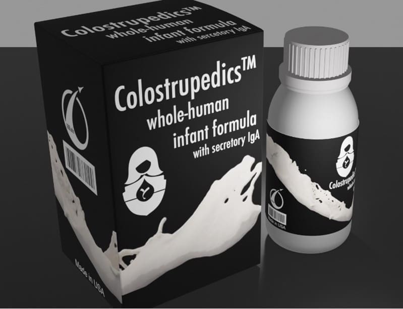 Colostrupedics von 108Labs: die erste tierfreie Säuglingsnahrung aus zellkultivierten Humanmilchmolekülen.