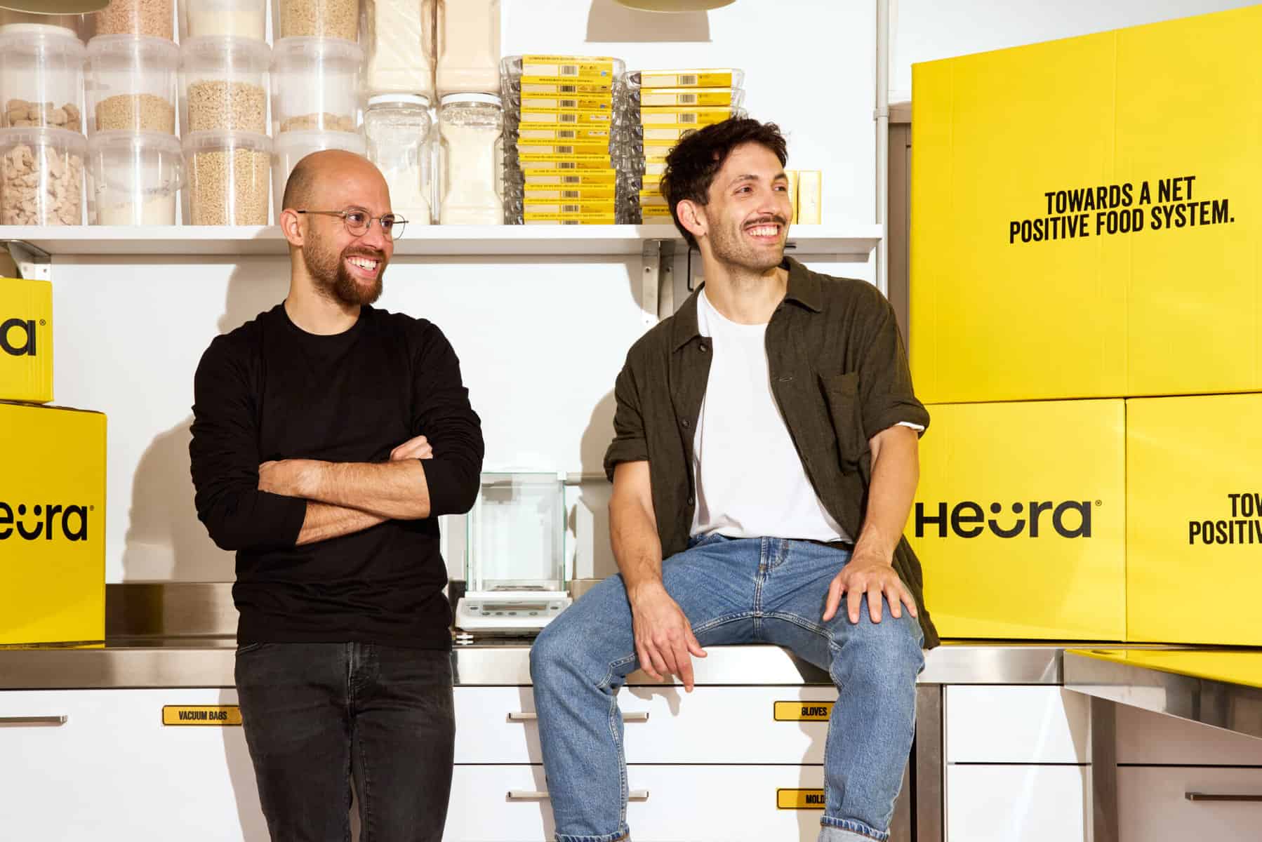 Die Gründer vom Startup Heura, Marc und Bernart.
