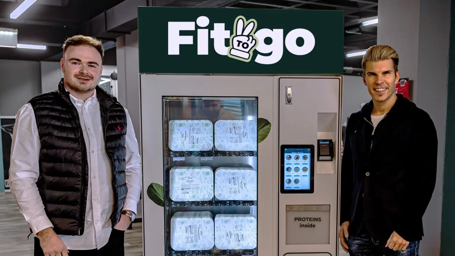 Fit2go-Founder Julian Kolar und Investor Florian Gschwandter. (Foto: Fit2go)