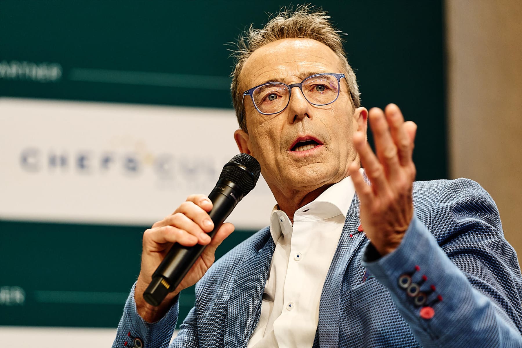 Dr. Matthias Riedl beim Food Innovation Camp 2024.