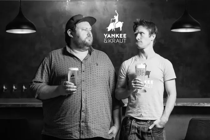 Max Senner und Bryan France, die Gründer von Yankee&Kraut