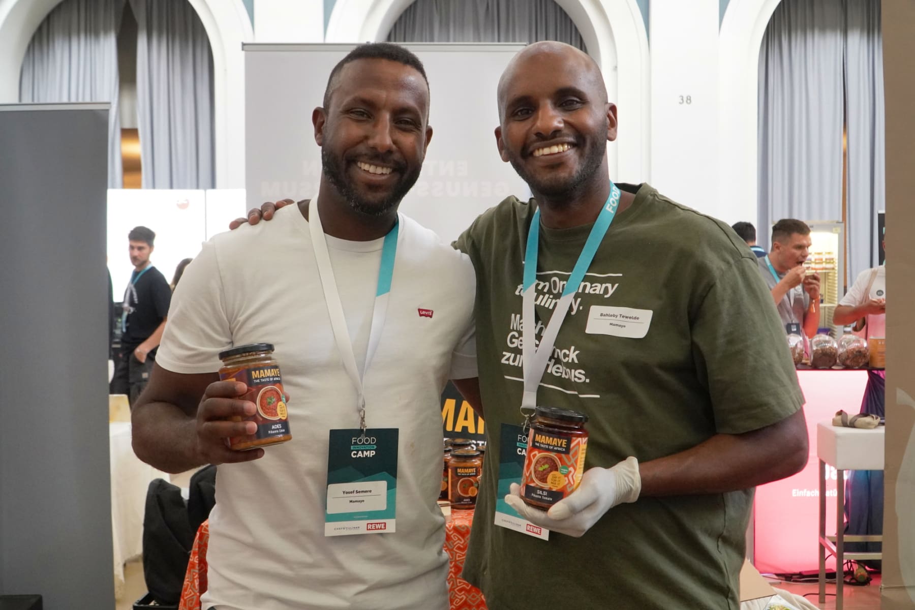 Mamaye auf dem Food Innovation Camp