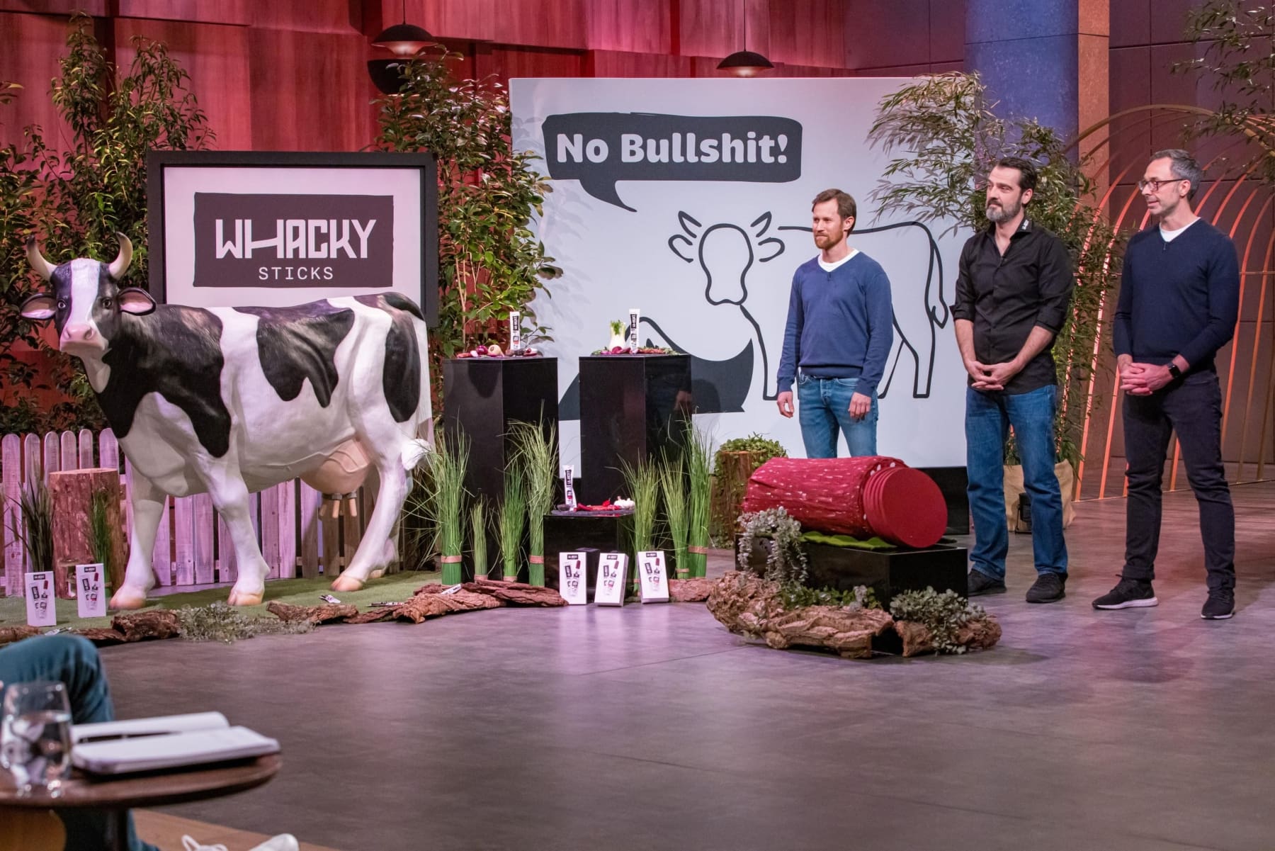 Dr. Peter Stiller, Gregor Schleicher und Daniel Stadtmann präsentieren Whacky.