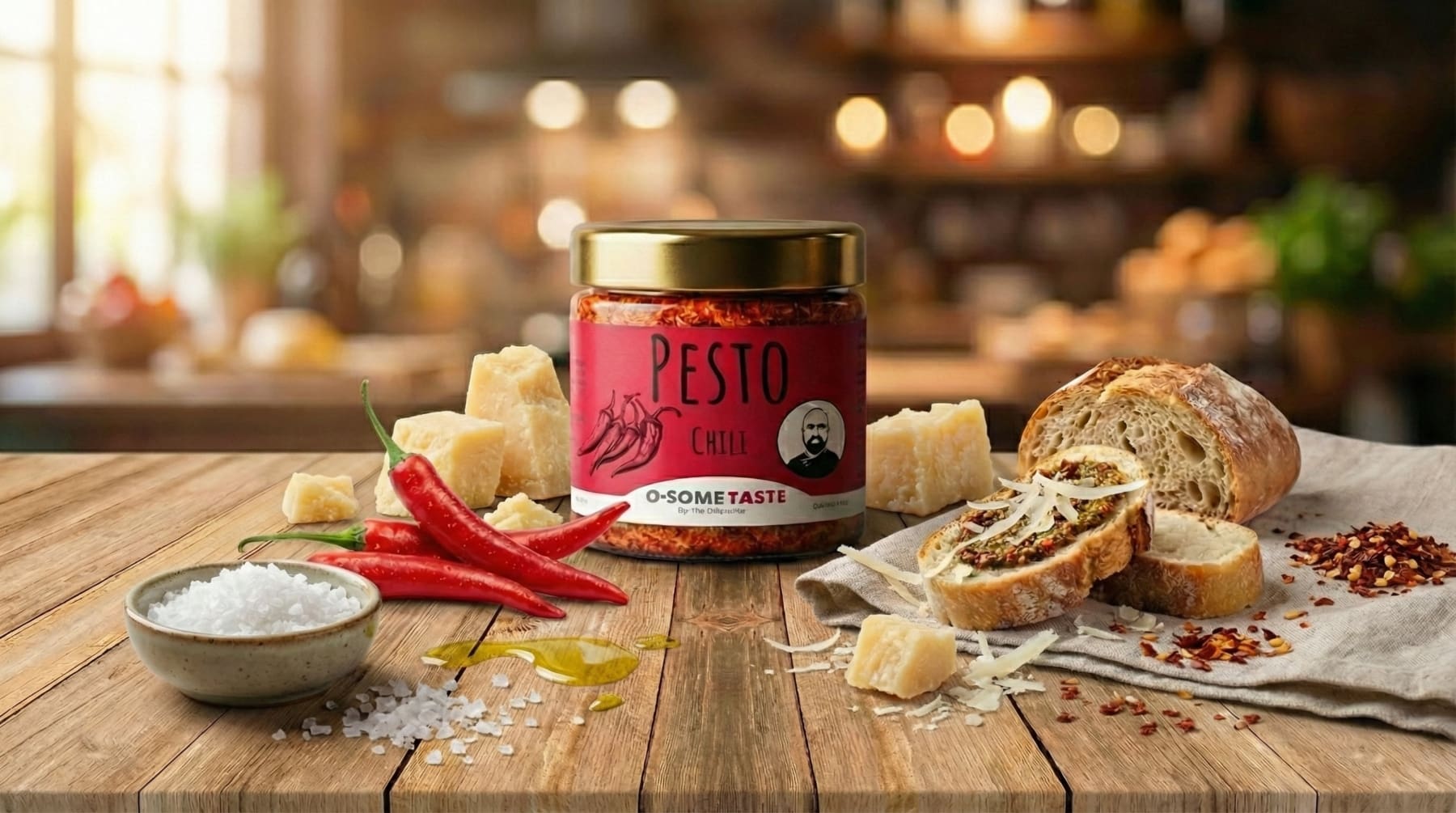 Mit dem Chili-Pesto hat O-SOME TASTE bei "Dein Newcomer 2025" gewonnen. (Foto: O-SOME TASTE)