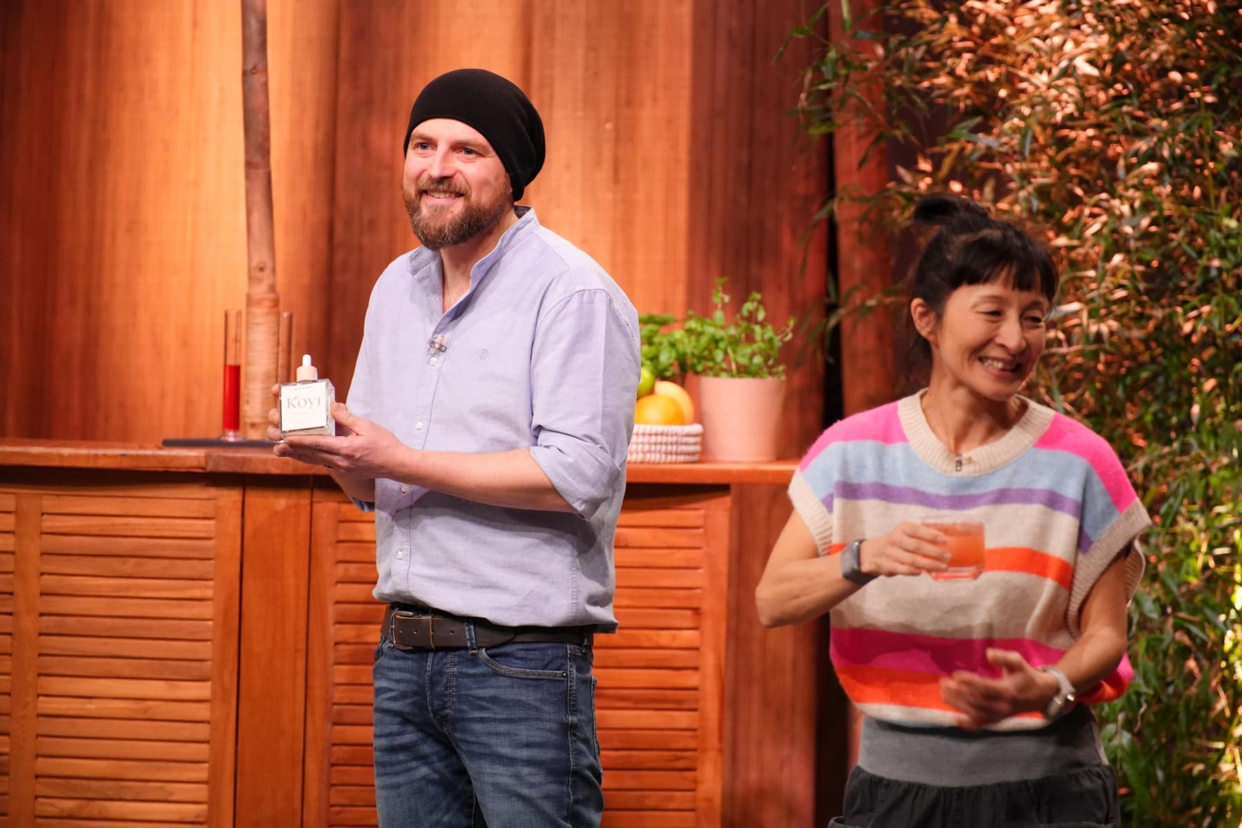 Yuka Suzuki und Dr. Hauke Günther brachten KOYI in die Löwen-Höhle.