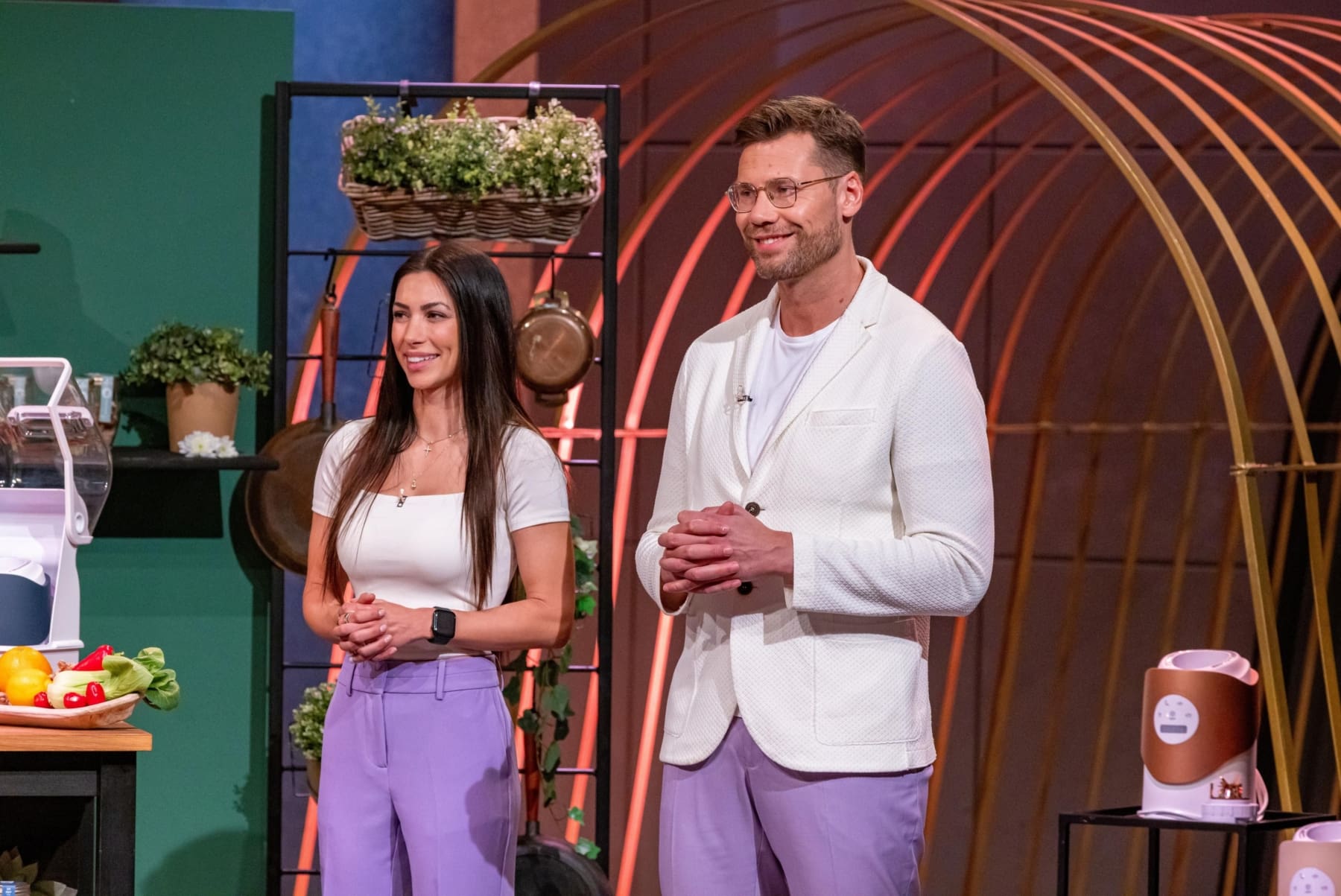 Beatrice Ilie und Heinz Pöttinger haben Purora den Löwen vorgestellt.