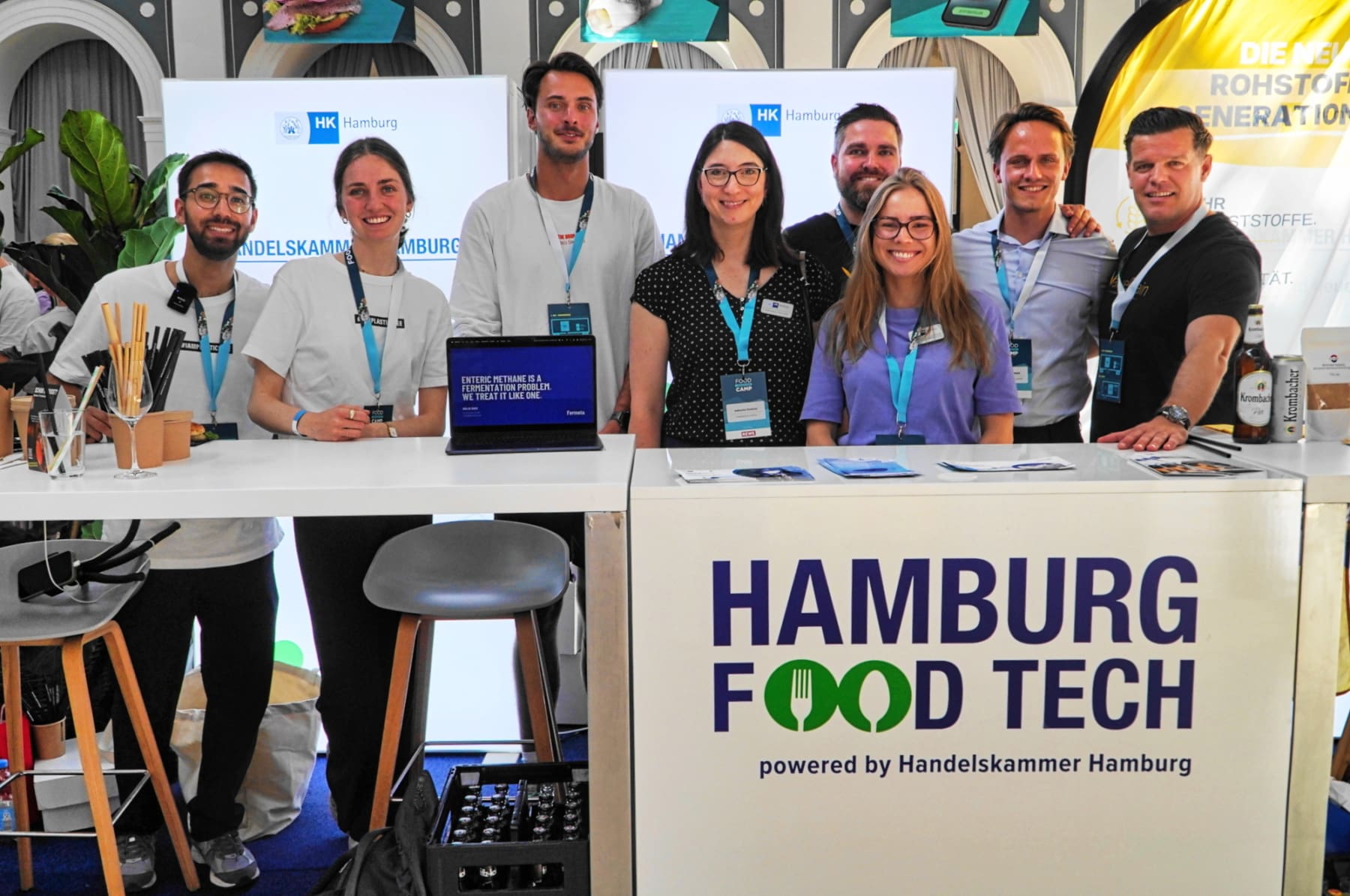Die Handelskammer Hamburg zeigte an einem Gemeinschaftsstand, wie vielfältig Food Tech ist.